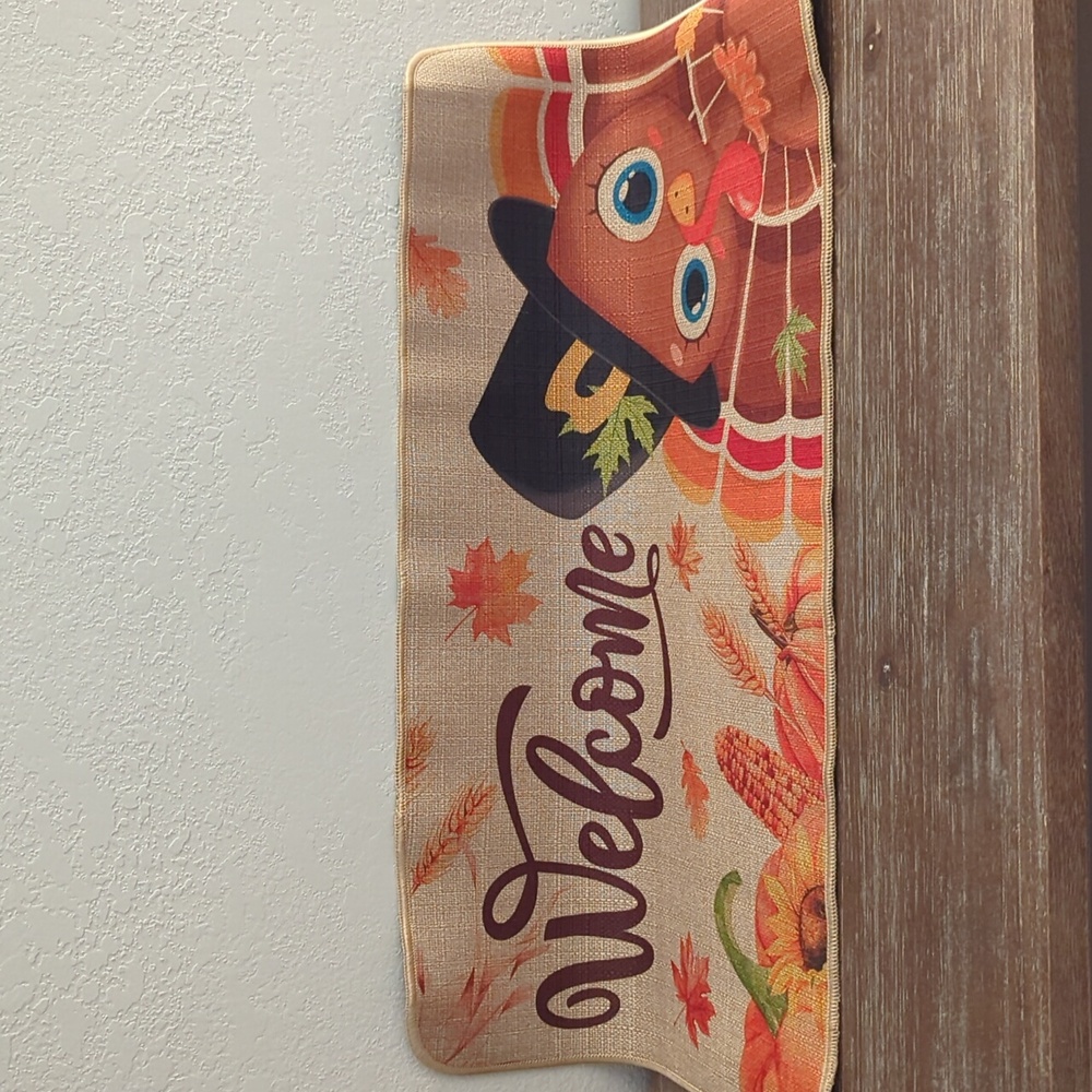 5/$20 - Fall Thanksgiving Welcome Door Mat
